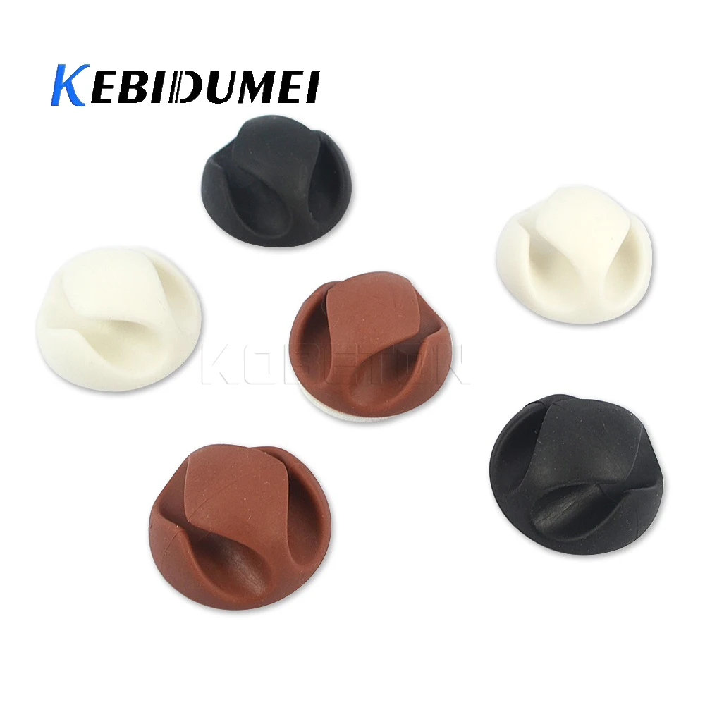 KEBIDUMEI хит продаж 6 шт./лот USB зарядное устройство держатель зажим для кабеля провод
