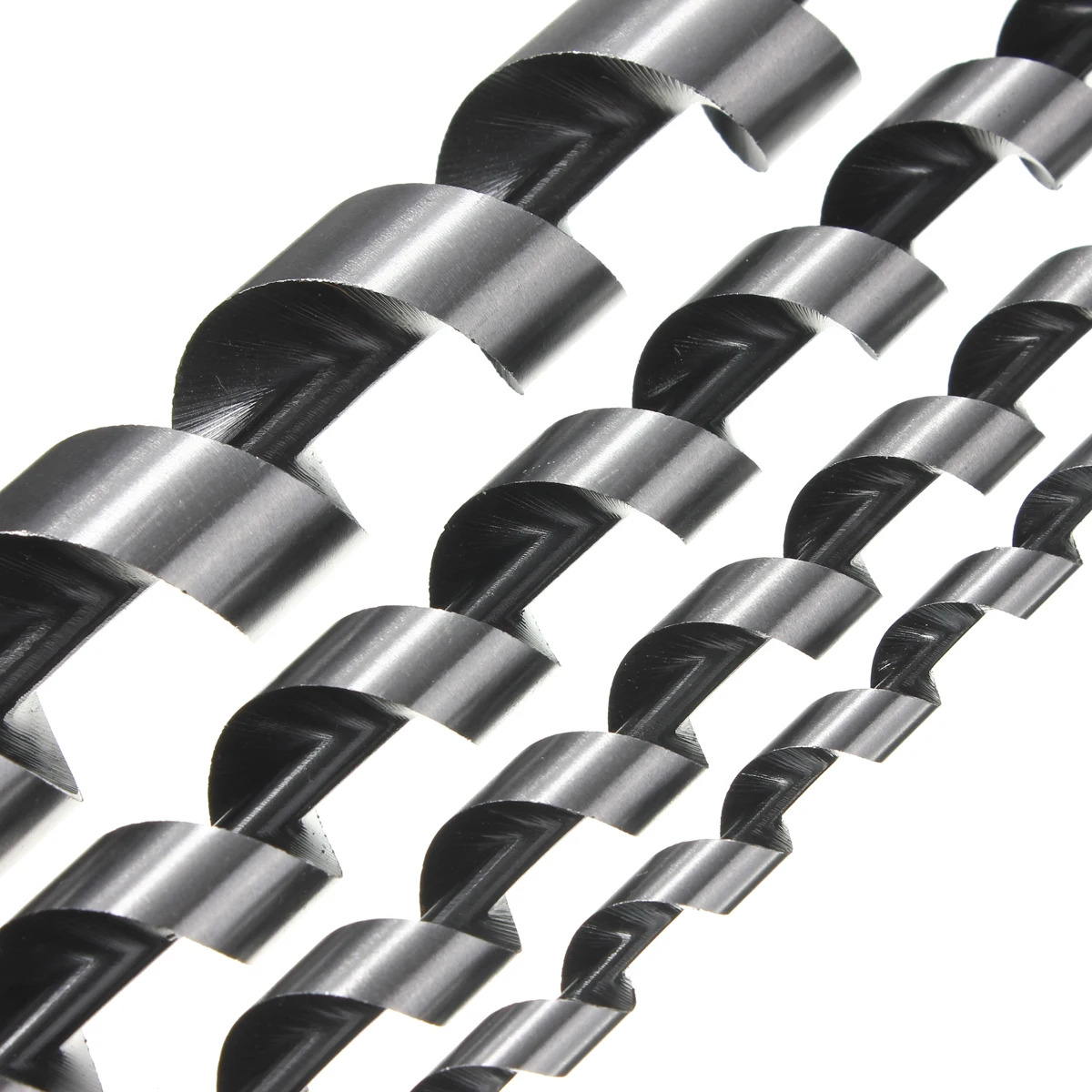 

4pcs 600mm Long Wood Auger 8mm/12mm/16mm/24mm High-carbon steel Drill Bits Wood cutter Woodworking Metal Drilling Set