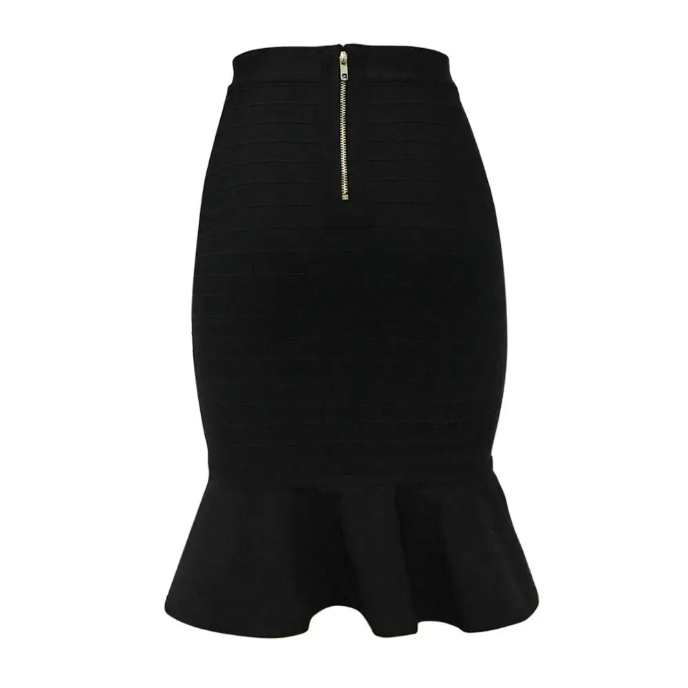 KAOUYOU Black Red Pleated Skirt Bodycon Bandage Skirts Womens Plus Size Office Sexy Knitted schoolgirl Jupe W002 | Женская одежда