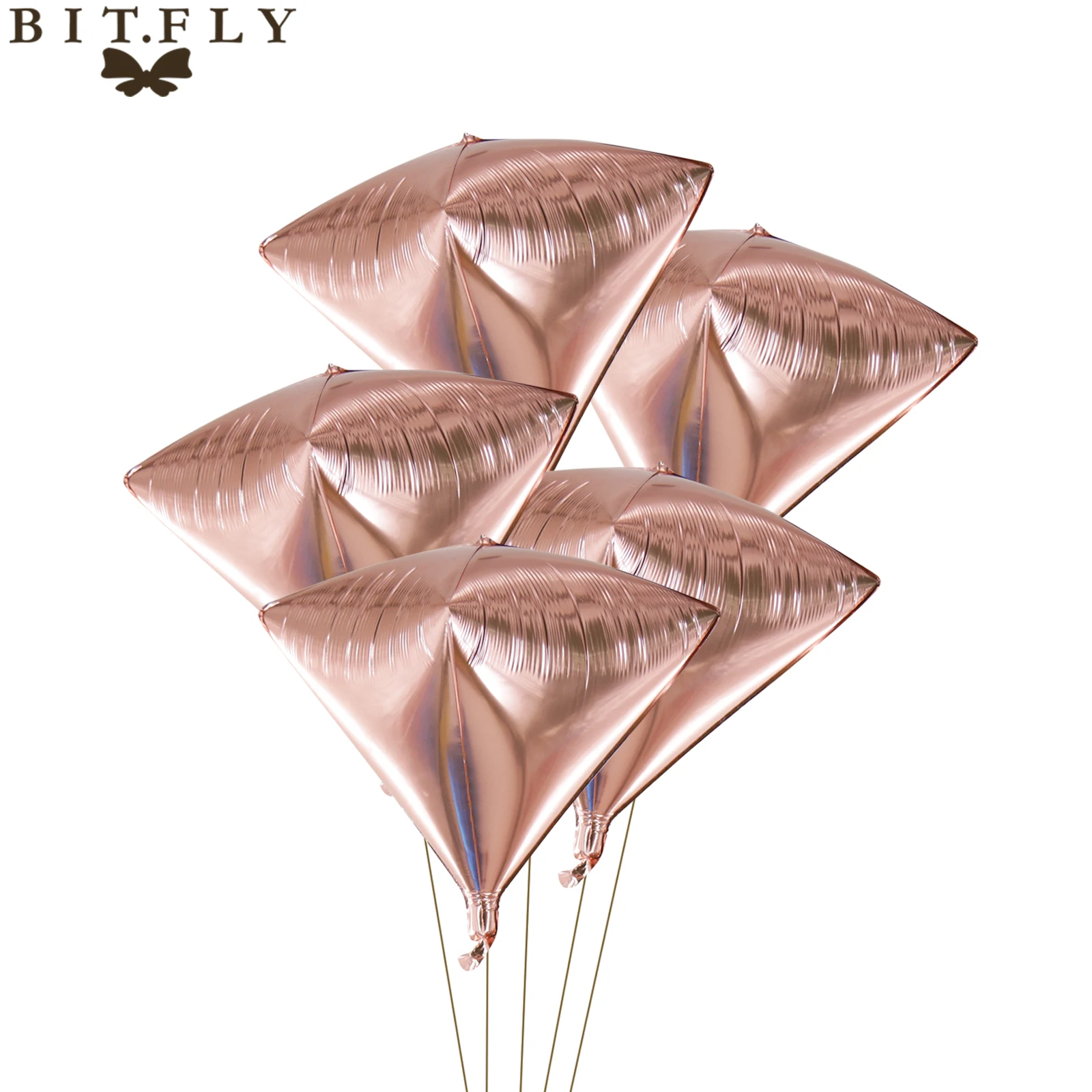 BIT.FLY 24 inch Diamond Aluminum Foil Balloon Wedding Birthday Christmas Festival Party DIY Hanging Decorations Supplies | Дом и сад