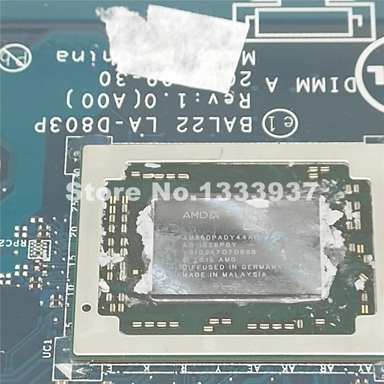Материнская плата BAL22 материнская для DELL Inspiron 5565 ноутбука DDR4 LA D803P 0R1WJH