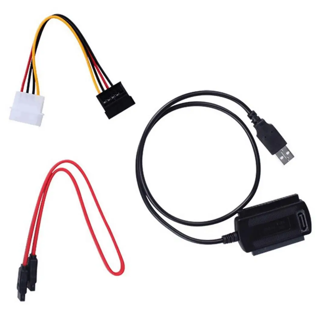 USB к IDE SATA кабель компьютер жесткий как изображение диск 30 см/11 8 дюйма адаптер 17 5