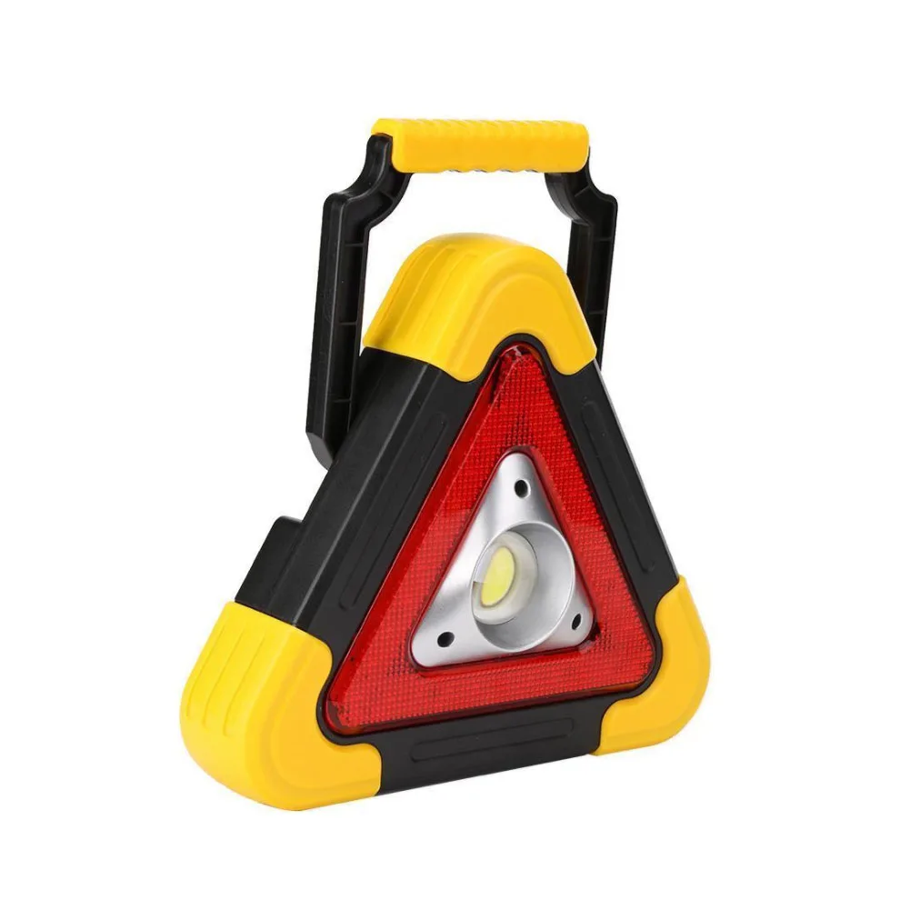 Portable Multi-Function Solar Charging LED Work Light Triple-cornered Warning Emergency Floodlight Spotlight Outdoor Cam | Лампы и