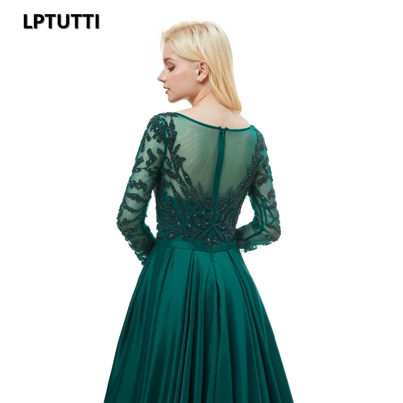 

LPTUTTI Beading Crystal Plus Size New For Women Elegant Date Ceremony Party Prom Gown Formal Gala Luxury Long Evening Dresses 21