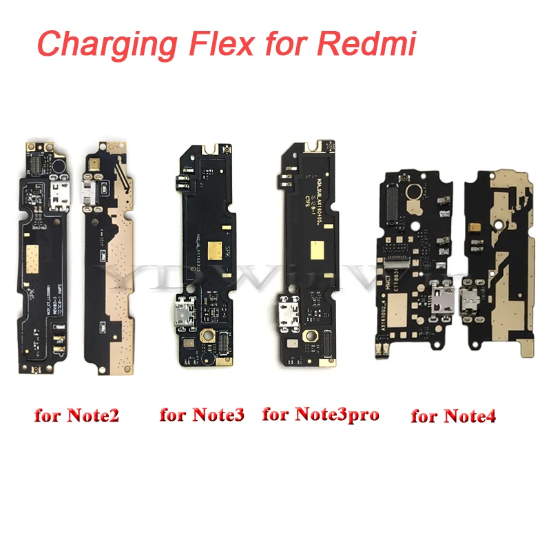 10 шт. USB разъём для зарядки Xiaomi Redmi Note 2 3 Pro 4 4X 5 5A|Шлейфы мобильных телефонов| |