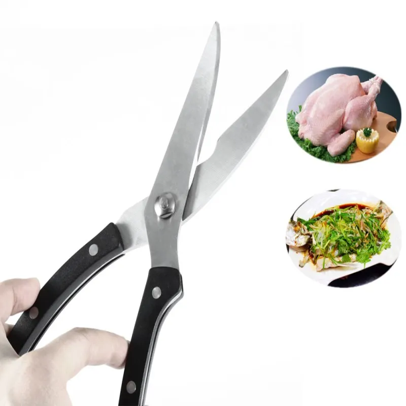 Ножницы кухонные для кулинарии резак 10 дюймов из нержавеющей стали утки рыбы