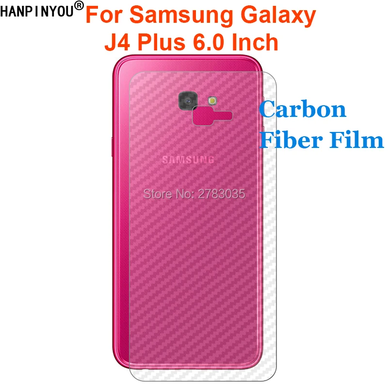 Для Samsung Galaxy J4 Plus J415 6 0 &quot3D защита от отпечатков пальцев прозрачная задняя пленка