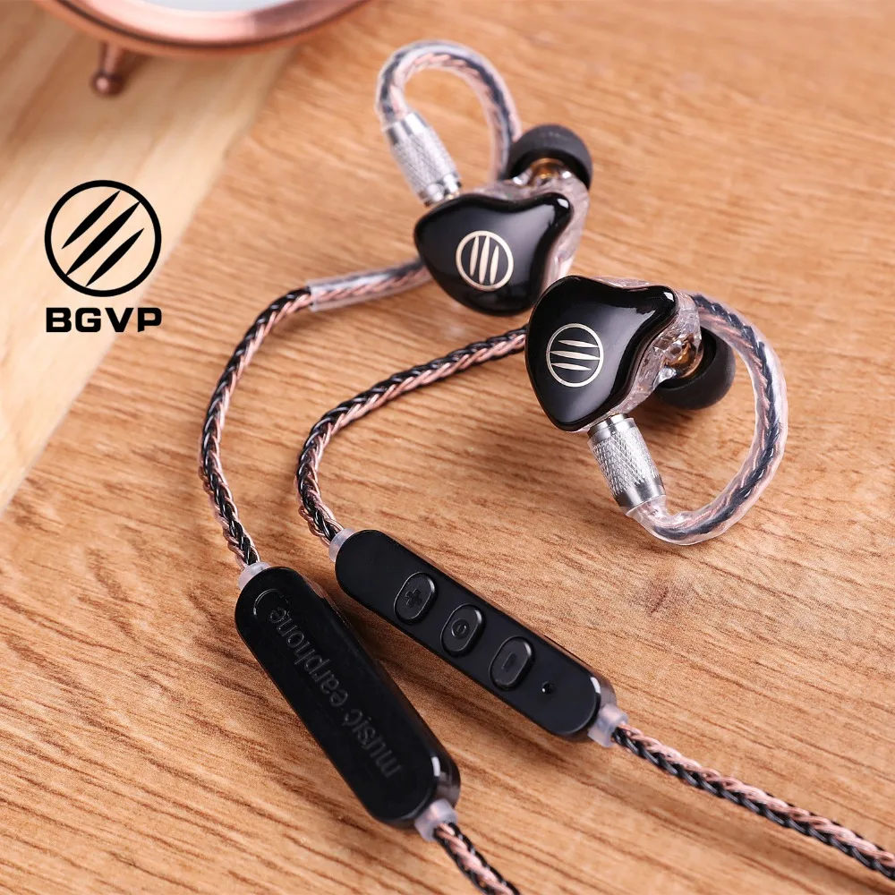 BGVP M1 гарнитура Bluetooth 4 1 APTX кабель MMCX линия HiFi внутриканальный провод один кристалл