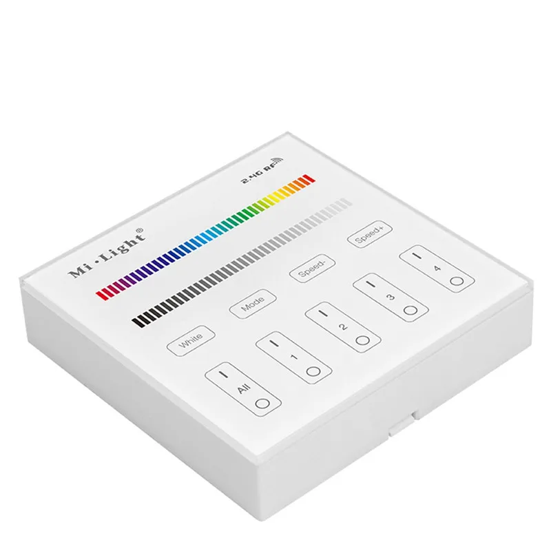 CLAITE 4 зоны батарея B3 питание смарт-панель LED диммер контроллер работает с RGBW