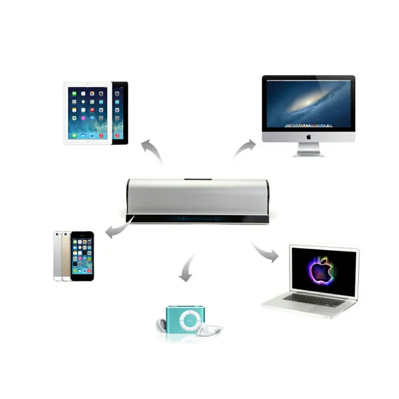 Memteq Новый Bluetooth динамик из алюминиевого сплава аудио для мобильного телефона