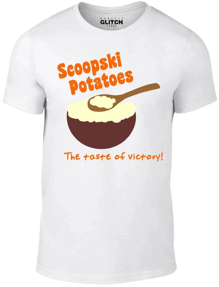 Scoopski футболка с картошкой забавная непрактичная Jo sal jokers Q murr Ретро Летняя мужская