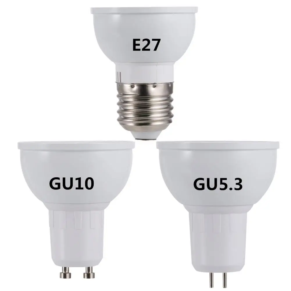 5 Вт RGBW Wifi умные светодиодные лампочки GU10 GU5.3 E27 приложение переключатель