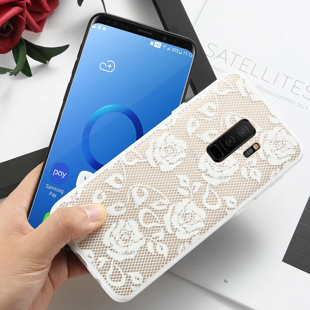 KISSCASE Роза мягкий прочный Чехол с изображением цветов для samsung A8 A6 плюс J6 J4 J2 Pro 2018 A7