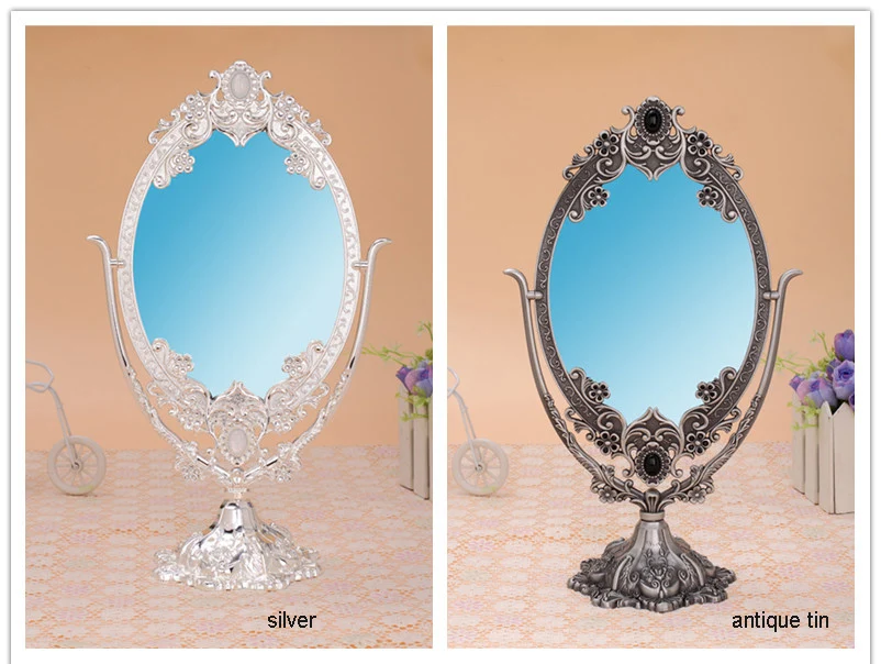 Ретро Европейский волшебник из унции двустороннее настольное зеркало