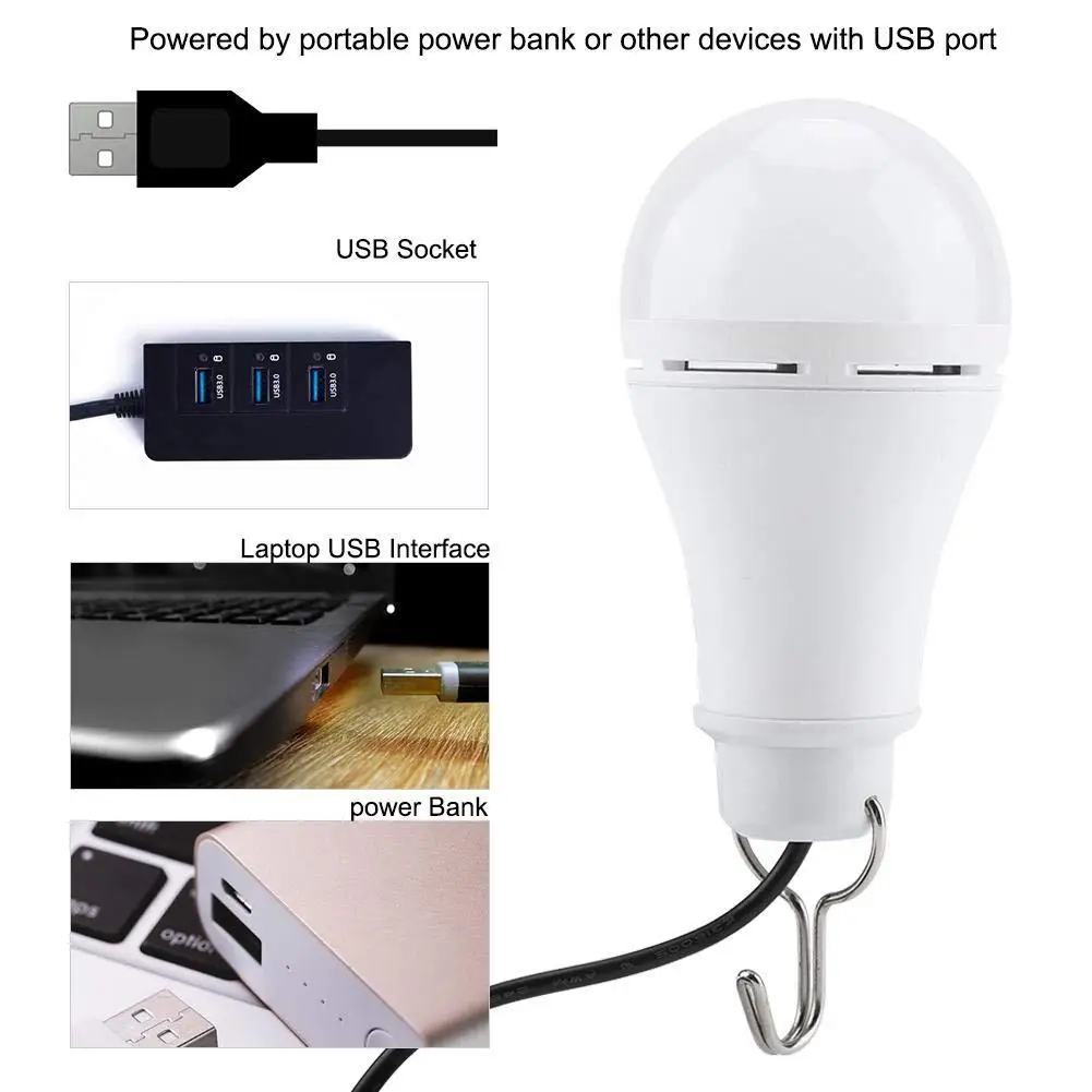 5 Вт 400 лм USB портативный фонарь-палатка светильник светодиодный аварийный ing