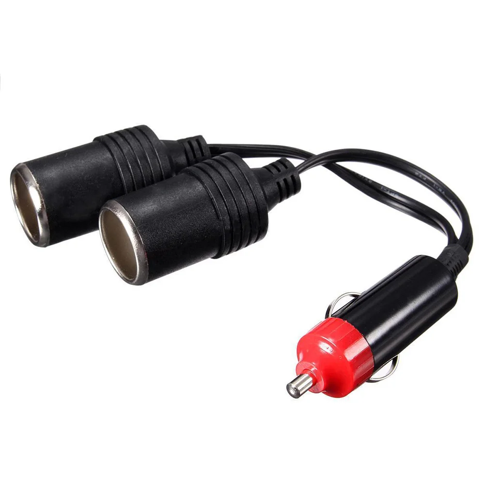 Два сдвоенная розетка 12 v Мощность Dc автомобильный прикуриватель Зарядное