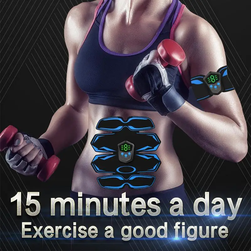 Usb зарядка брюшной тренажер с дисплеем беспроводной пульт дистанционного