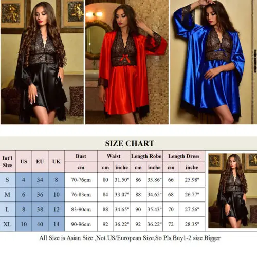 Осеннее модное женское сексуальное белье ночная рубашка из сатина и шелка