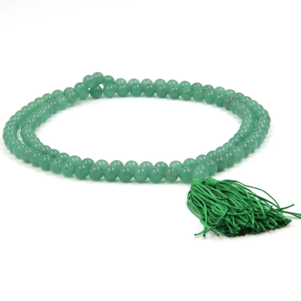 6 мм 108 зеленая Искусственность Йога Классическая молитва лампы фэншуй