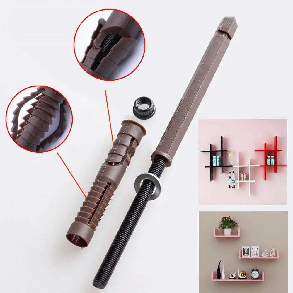 Плавающая полка Кронштейны 10 упаковок сверхмощная деревянная невидимая