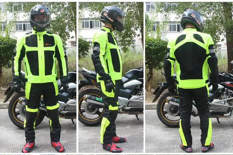 

LumiParty Men Motorcycle Riding Clothing Warm Racing Motorcycle racing clothing Motorcycle Suit for Autumn Wnter