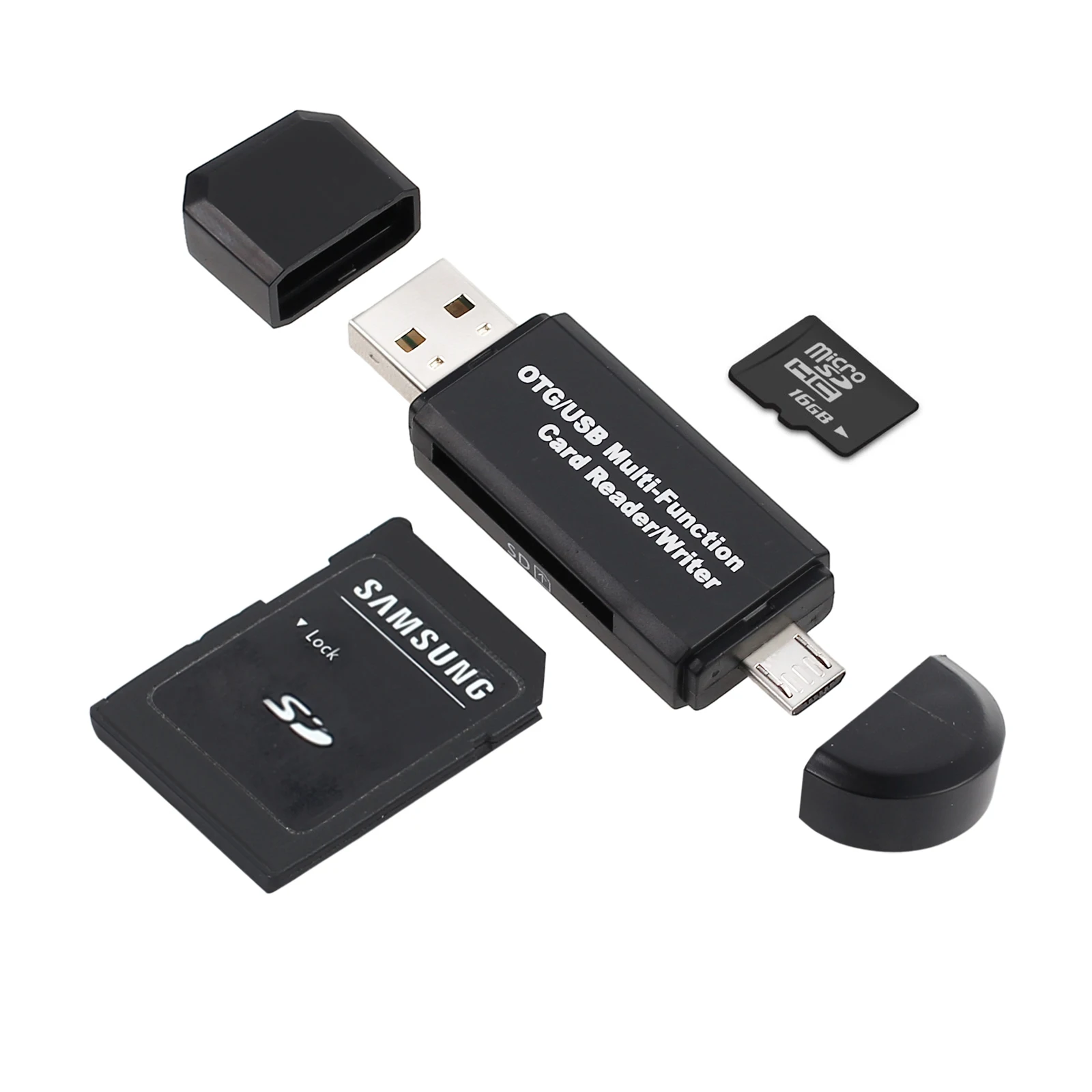 ESYNiC 4 in1 OTG/TF/SD кард-ридер с микро-зарядка через usb Порты и разъёмы для смартфона
