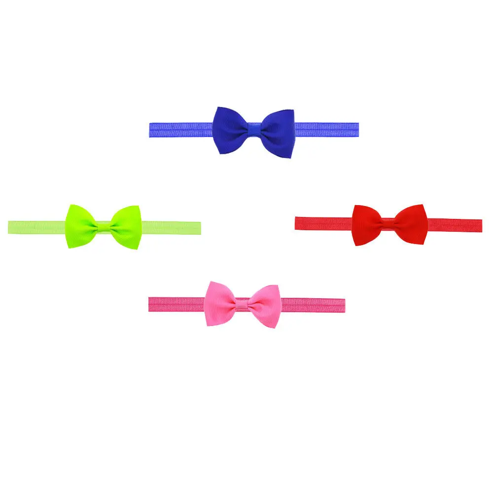 Pudcoco/милые бархатные повязки для волос с бабочкой мамы и ребенка Однотонный