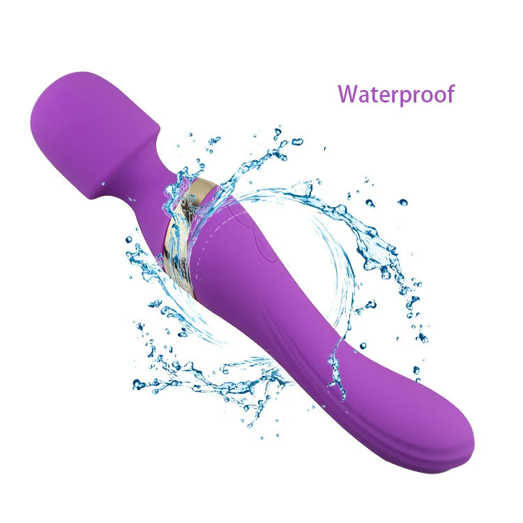 USB мощные большие вибраторы для женщин двойная Волшебная палочка массажер тела