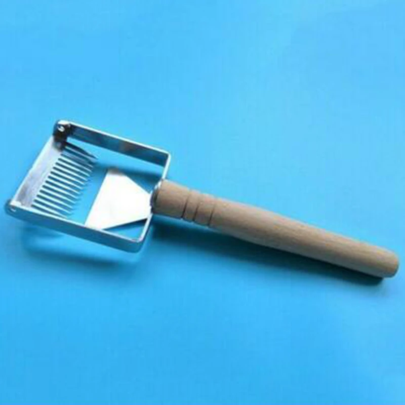 Нержавеющая сталь вилка для меда пчелиный улей откупоривания скребок лопатой