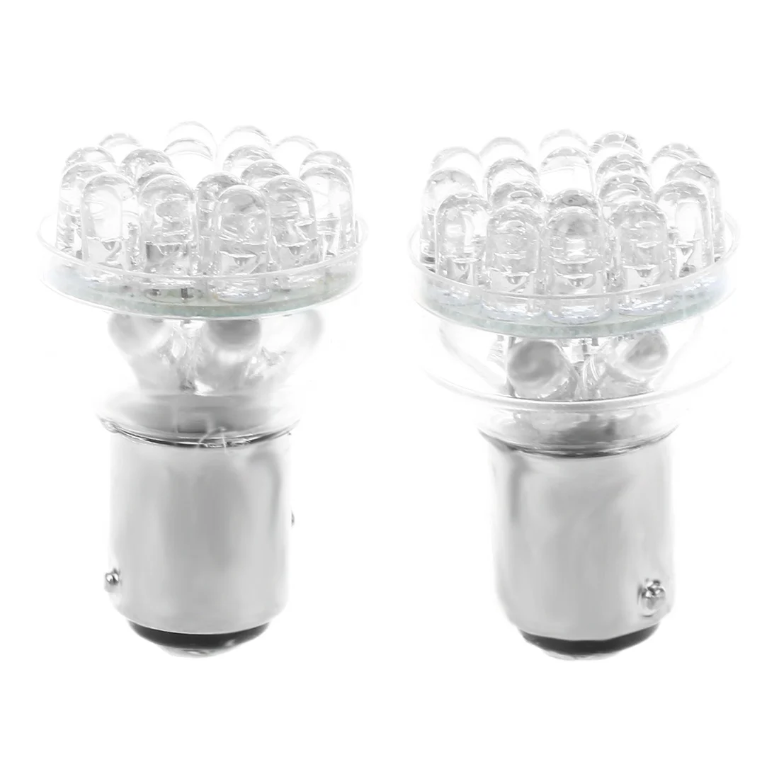 Одна пара 1157 Белый 24 LED свет (2 лампы) ba15d/12 V указатель поворота угловой стоп сигнал