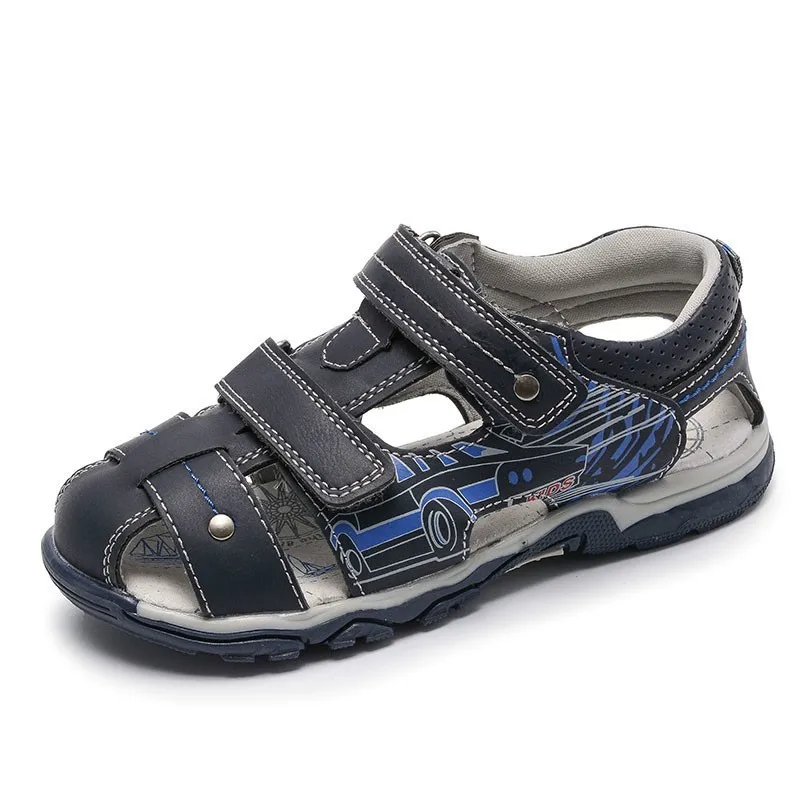 Fashion Kids Sandals Casual Summer Shoes For Boys Children Breathable Hook &amp Loop Flat Beach | Мать и ребенок