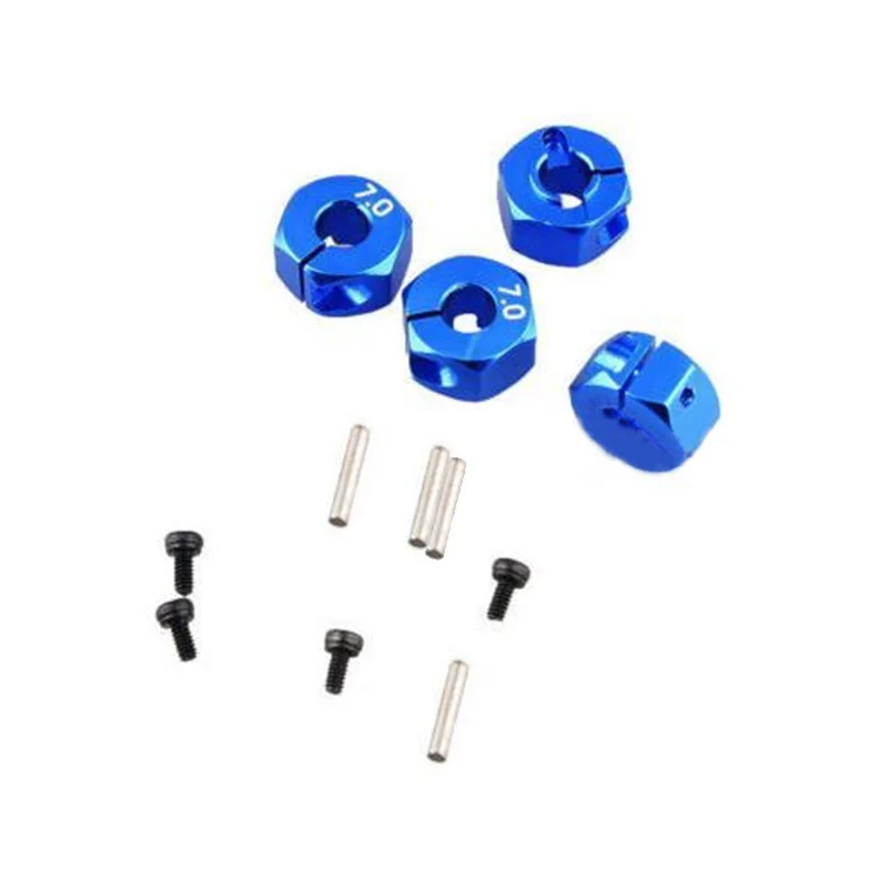 RC Car Wheel Hex Drive Hub Adapter 12mm for 1/10 RC4WD Axial SCX10 7/6/5mm | Parts &amp Accs