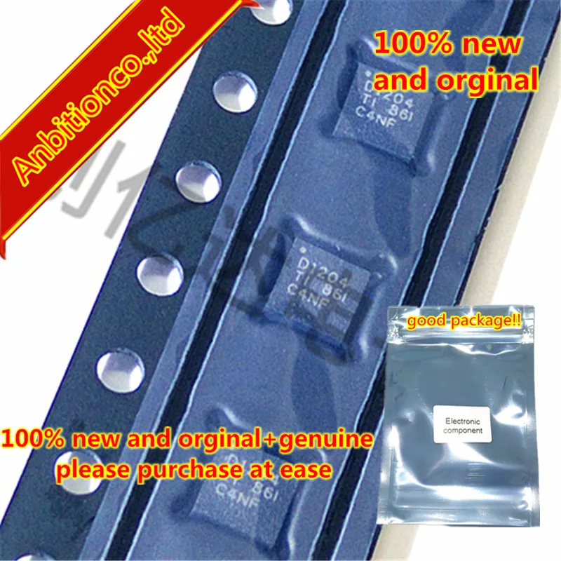5 uds. 100% nuevo y original pantalla de seda CDCLVD1204RGTR D1204 VQFN-16 2:4 baja aditivo Jitter tamp&oacute;n LVDS en stock-0