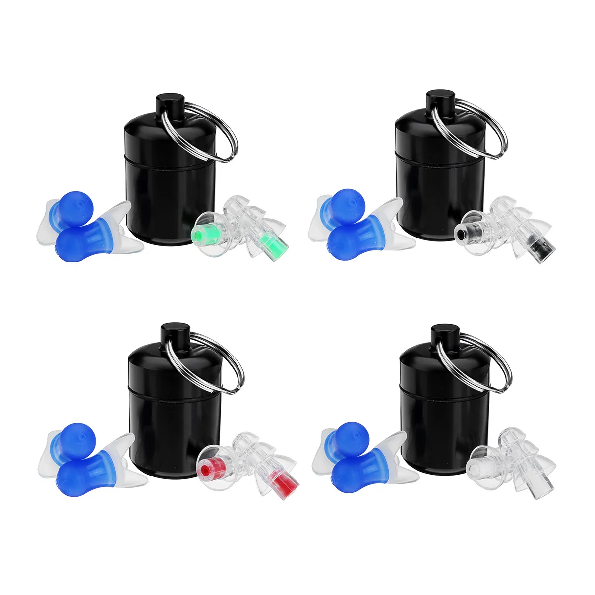 2 шт. 27 дБ шумоподавляющие затычки для ушей Защита слуха многоразовые силиконовые