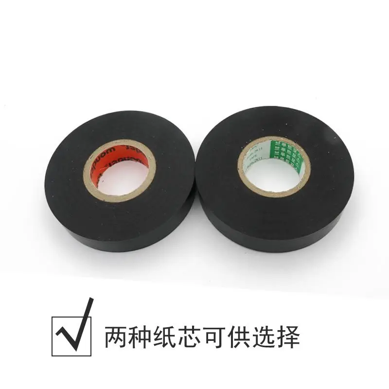 

Electrician uses PVC insulation tape