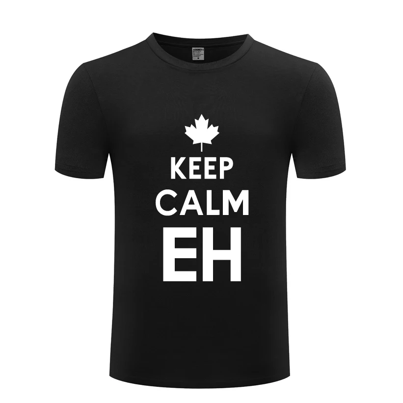 Новинка 2018 креативная Мужская Футболка Keep Calm EH футболка Новая повседневная