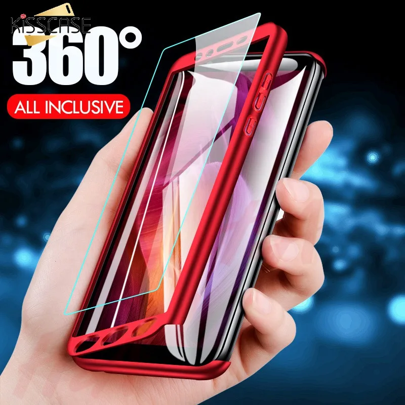 KISSCASE полное покрытие защитный чехол для Xiaomi redmi Note 7 6 pro Чехол телефона 5 5A Plus |