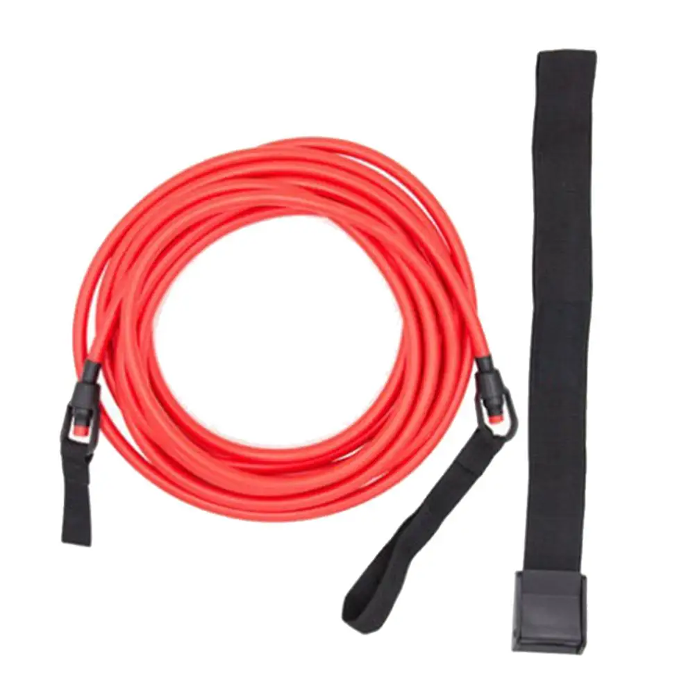 

Elastic Traction Belt Professional Swimming Training Speed Trainer Silicone Puller Water Traction Rope For Swimmer High Quality