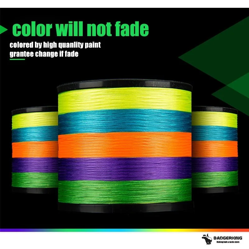 300m 500m 1000m colored braided fishing line 8 strands cord super quality braid mulifilament fish Japan Material | Спорт и