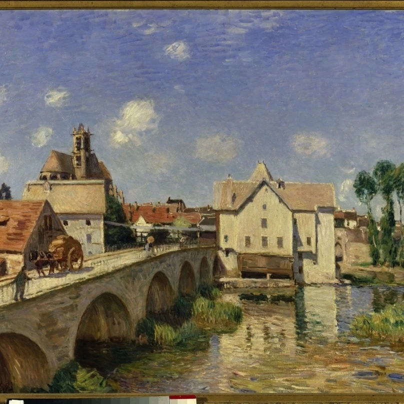 Alfred Sisley (1839 1899) Французский плакат &quotШкола&quot принт (36x24)|Таблички и знаки| |
