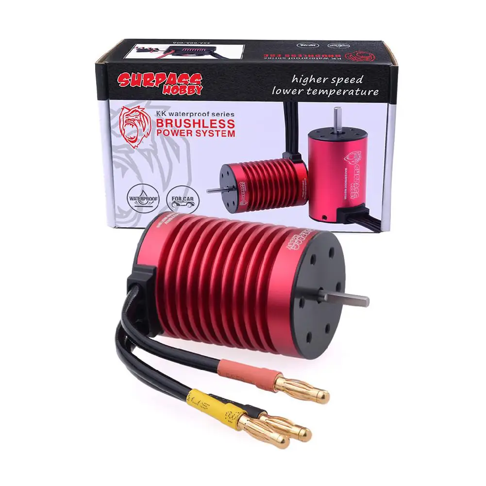 LeadingStar SURPASS HOBBY F540 KK Series 2-3S Brushless Waterproof 3000/3300/3930/4370KV Motor for 1/10 Car | Игрушки и хобби