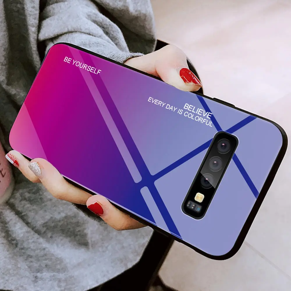 KISSCASE двойной Цвет чехол для samsung S10E S8 плюс A6 J8 S9 S10 A8 NOTE 8 примечание 9 Galaxy J4 |