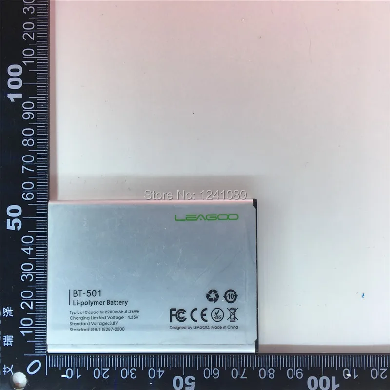 2 pieces / lot for LEAGOO BT-501 battery 2200mAh High-quality Mobile phone Long standby time Accessories | Мобильные телефоны и