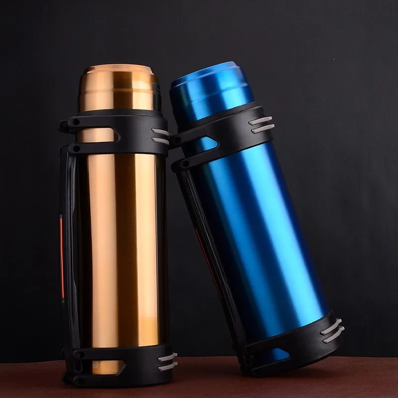 New Travel Outdoor Sports Kettle Fashionable Portable Suspension Belt Stainless Steel Vacuum Insulation | Дом и сад