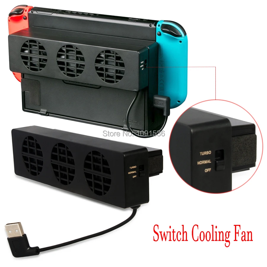 Подставка для игровой консоли Nintendo Switch NS оригинальный охлаждающий вентилятор с 3