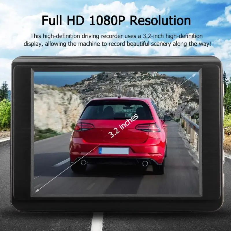 Phisung Новый мини Автомобильный видеорегистратор камера Full HD 1080 P рекордео для
