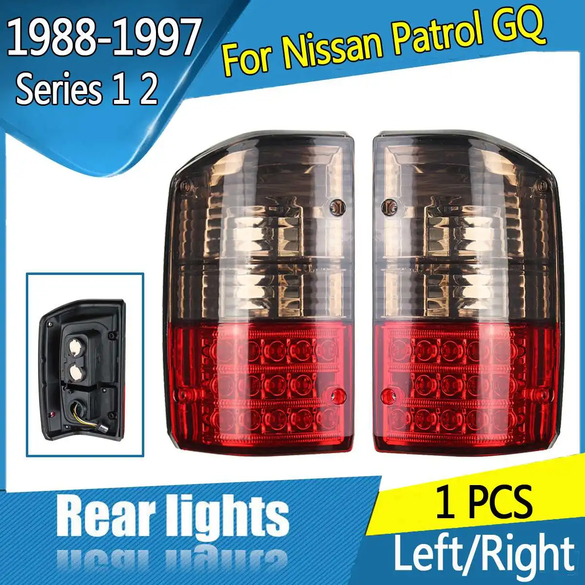 Задний левый/правый задний стоп светильник сигнал для Nissan Patrol GQ 1989 1991 1996 1994 1995 97