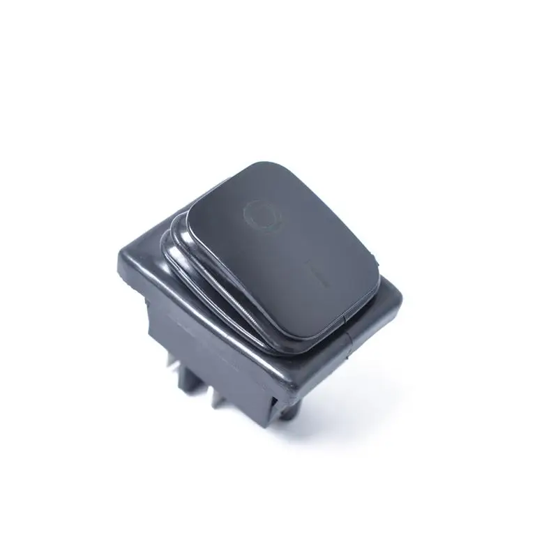 12V 4 контакта автомобильный клавишный переключатель черный чехол 22x30 мм