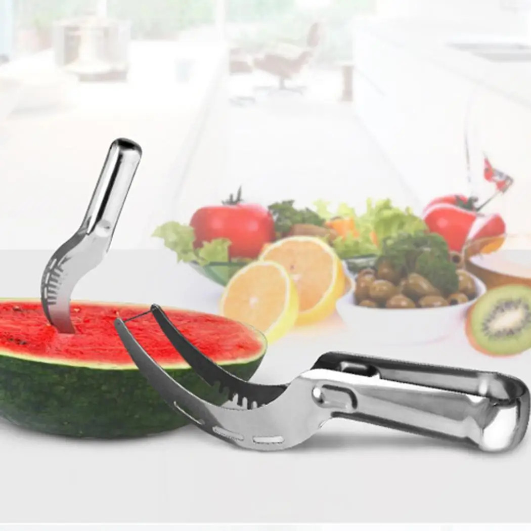 Новинка арбузный нож для резки дыни сервера сегментации фруктов сеялка совок |