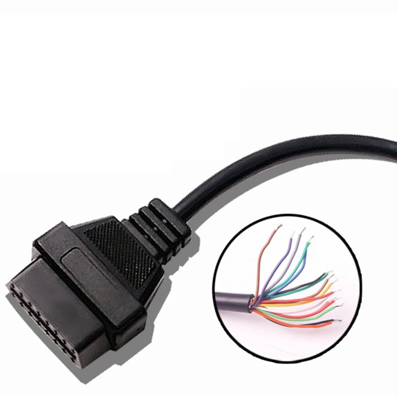 16 контактный разъем OBD11 ODB11 jзубчатый переходник WiringOBD2 бесплатная доставка